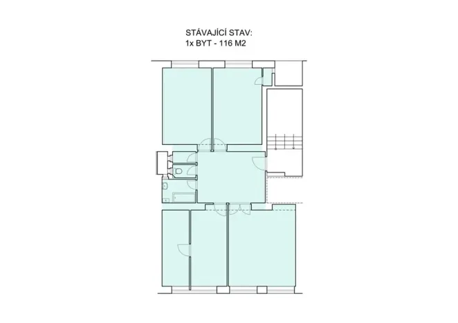 Prodej bytu 4+1, Poděbrady, Na Valech, 116 m2