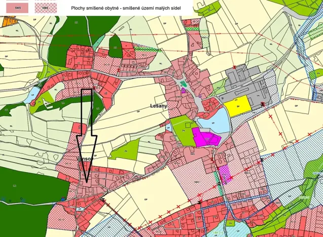 Prodej pozemku pro bydlení, Lešany, 2358 m2