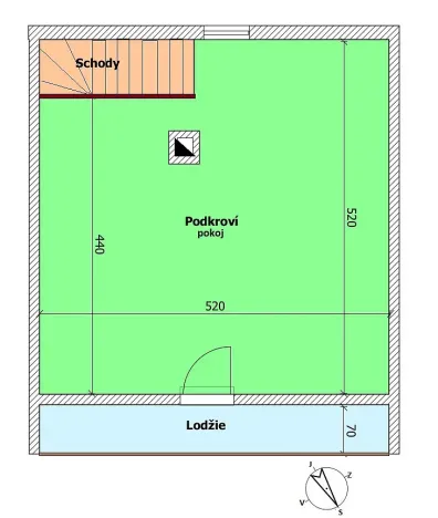Prodej chaty, Kostelec nad Vltavou - Zahrádka, 74 m2
