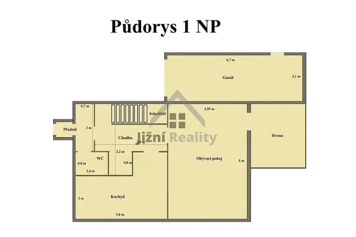 Prodej rodinného domu, Praha - Braník, Polední, 120 m2