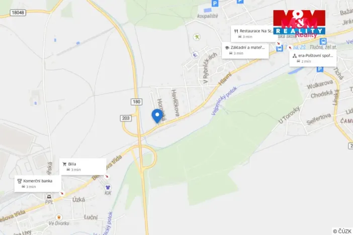 Pronájem bytu 2+kk, Tlučná, Tlučenská kolonie, 37 m2
