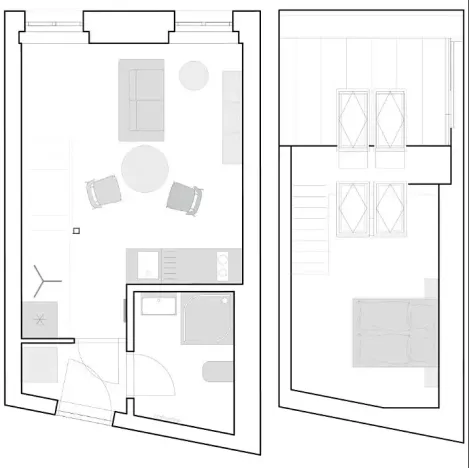 Pronájem bytu 1+kk, Brno, Poštovská, 36 m2