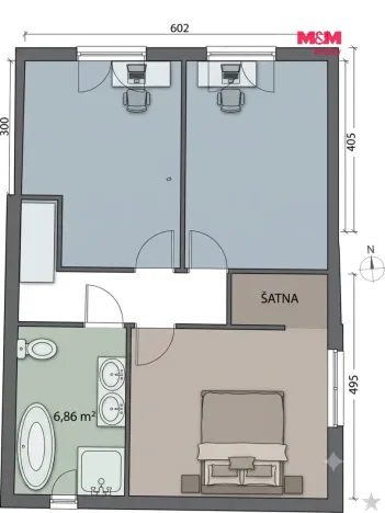Prodej domu na klíč, Křelov-Břuchotín - Křelov, 120 m2