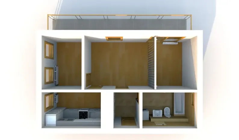 Prodej bytu 2+kk, Praha - Holešovice, Varhulíkové, 53 m2