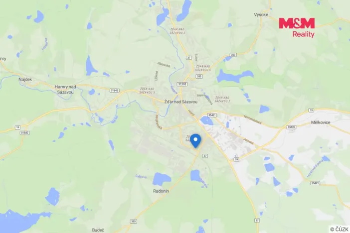 Pronájem bytu 1+1, Žďár nad Sázavou - Žďár nad Sázavou 6, Haškova, 32 m2