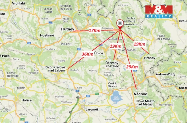 Pronájem bytu 3+1, Radvanice, 78 m2