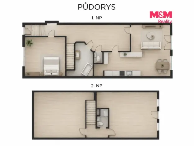 Prodej rodinného domu, Hodonín, tř. Dukelských hrdinů, 131 m2