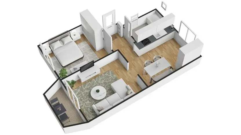 Prodej bytu 2+1, Žďár nad Sázavou, Brodská, 48 m2