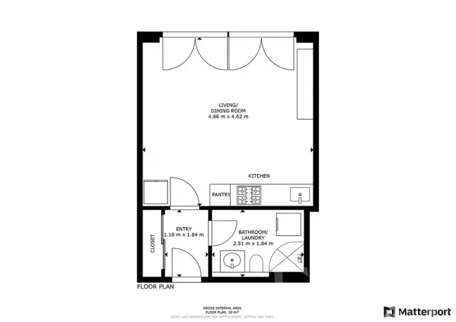 Pronájem bytu 1+kk, Praha - Záběhlice, Klapálkova, 31 m2