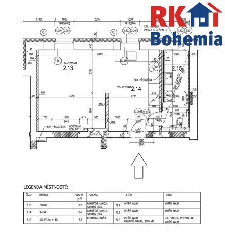 Pronájem bytu 1+kk, Český Brod, Masarykova, 34 m2