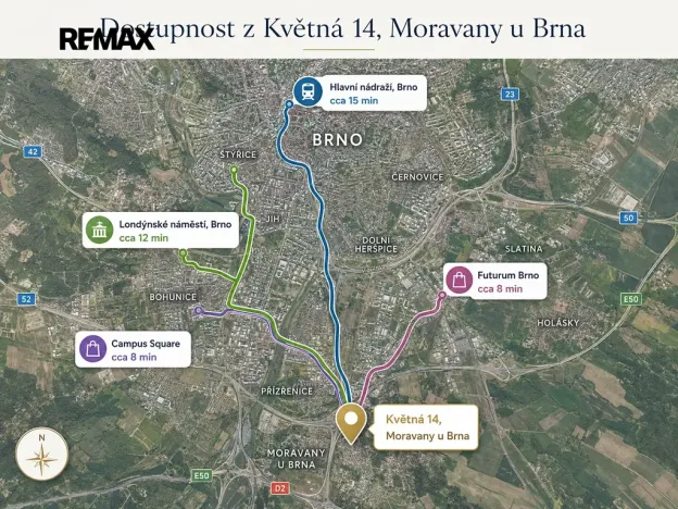 Prodej bytu 3+kk, Moravany, Květná, 108 m2