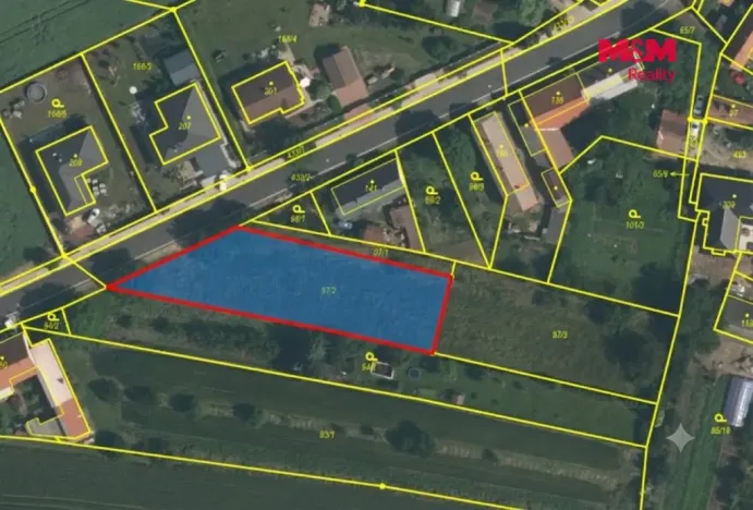 Prodej pozemku pro bydlení, Martiněves - Radešín, 1367 m2
