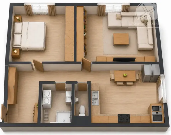Prodej bytu 2+1, Praha - Strašnice, Na padesátém, 55 m2