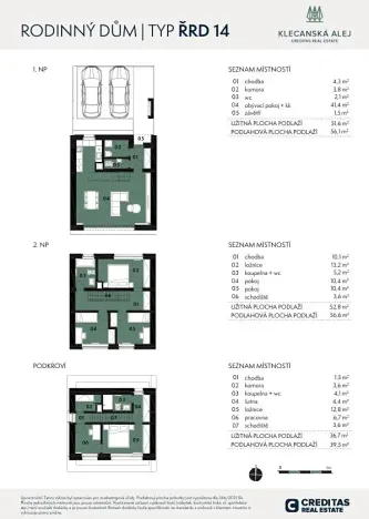 Prodej rodinného domu, Klecany, Topolová, 142 m2