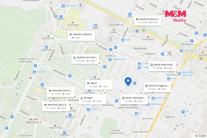 Prodej bytu 3+1, Mladá Boleslav - Mladá Boleslav II, Jana Palacha, 71 m2
