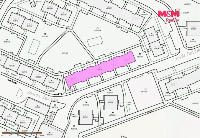 Pronájem bytu 2+kk, Most, Josefa Ševčíka, 40 m2