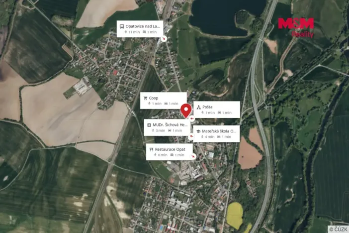 Pronájem bytu 2+kk, Opatovice nad Labem, Hradecká, 67 m2