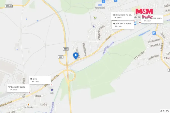 Pronájem bytu 2+kk, Tlučná, Tlučenská kolonie, 40 m2