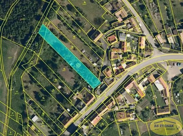 Prodej zahrady, Roštín, 1641 m2