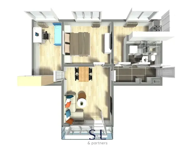 Prodej bytu 3+1, Varnsdorf, Východní, 65 m2