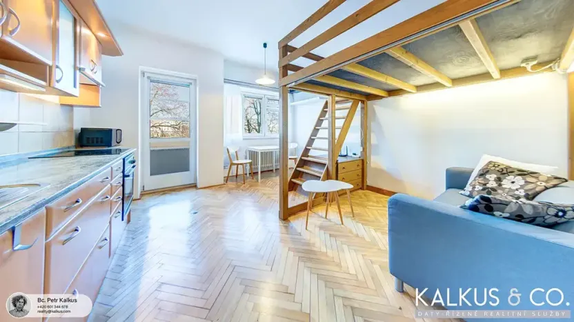 Pronájem bytu 1+kk, Hradec Králové, Smetanovo nábřeží, 27 m2