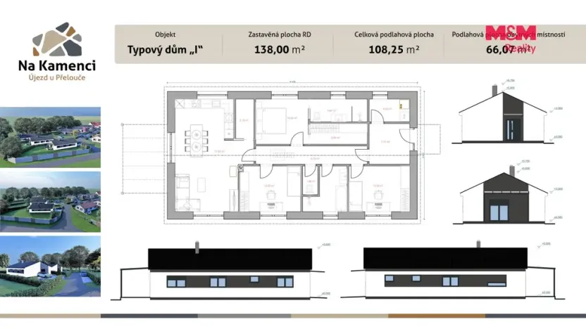 Prodej rodinného domu, Újezd u Přelouče, 108 m2