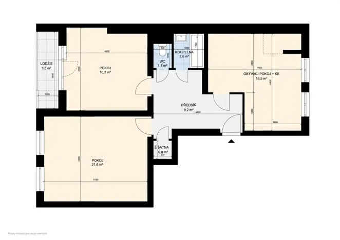 Prodej bytu 4+kk, Praha - Libeň, Sokolovská, 74 m2