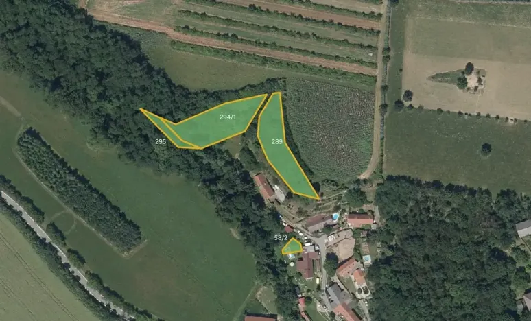 Prodej pole, Kšely, 13918 m2