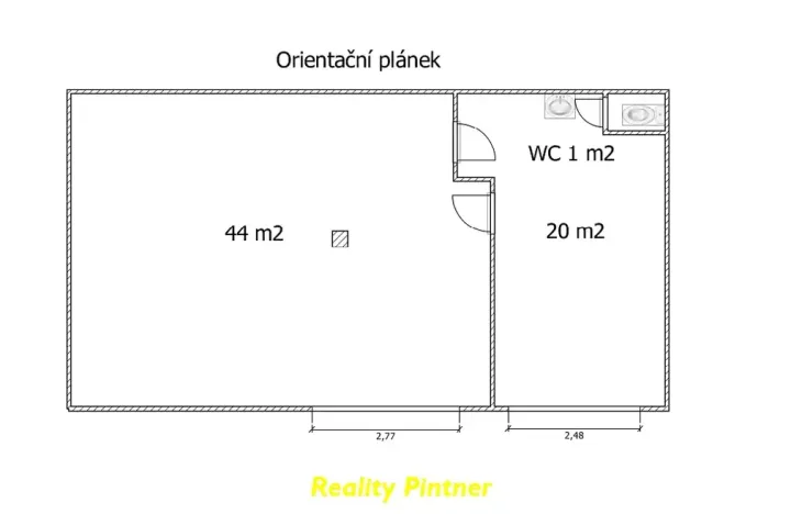 Pronájem skladu, Příbram, Dlouhá, 65 m2