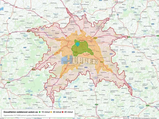 Pronájem bytu 1+kk, Praha - Braník, Ke Krči, 27 m2