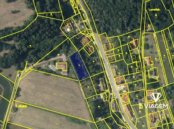 Prodej zahrady, Církvice, 970 m2