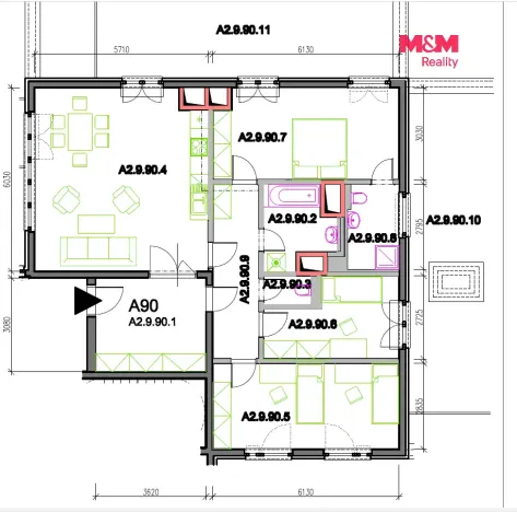 Prodej bytu 4+kk, Praha - Kamýk, U Kamýku, 116 m2