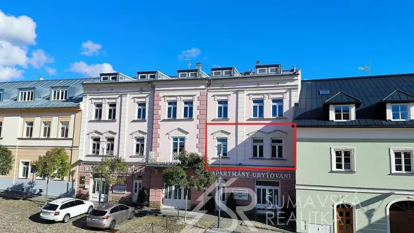Pronájem bytu 1+1, Kašperské Hory, Náměstí, 46 m2