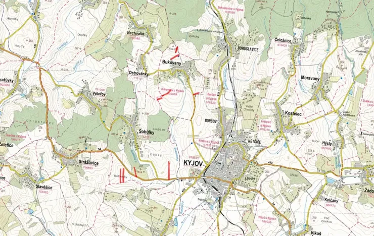 Prodej pole, Bukovany, 38561 m2