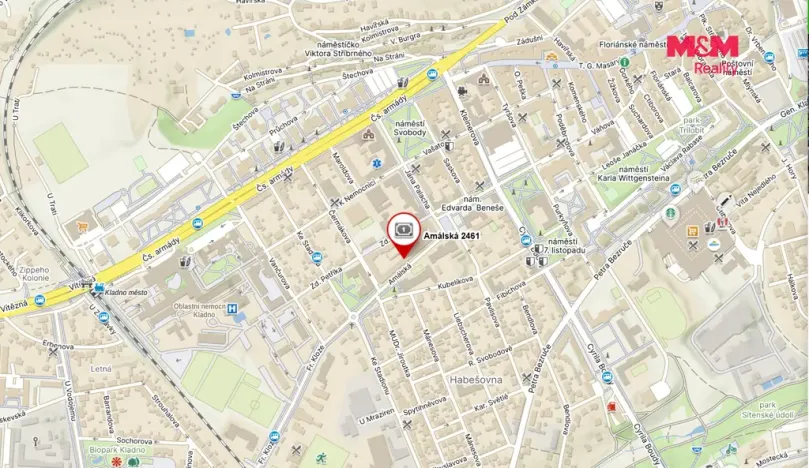 Prodej bytu 2+kk, Kladno, Amálská, 64 m2
