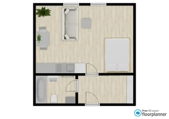 Pronájem bytu 1+kk, Olomouc, Na Vozovce, 33 m2