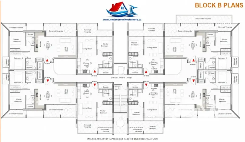 Prodej bytu 2+1, Kapparis, Kypr, 87 m2