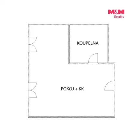 Pronájem bytu 1+kk, Letohrad - Orlice, 30 m2