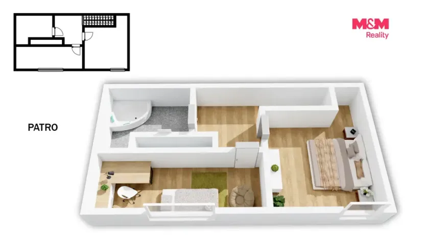 Prodej bytu 3+kk, Praha - Vršovice, Sportovní, 89 m2