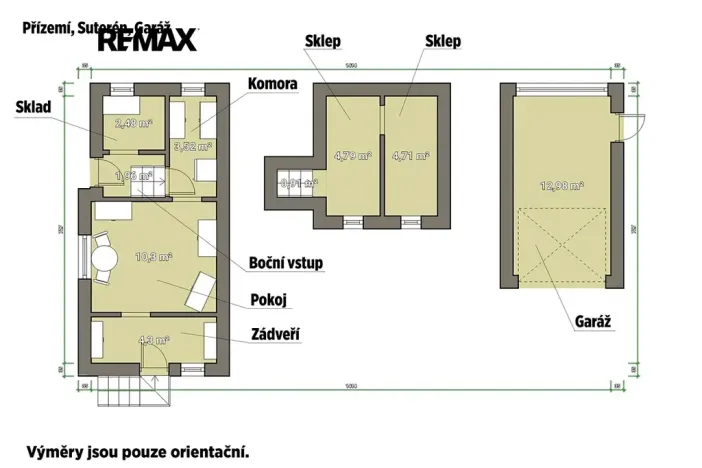 Prodej zahrady, Klatovy, 403 m2