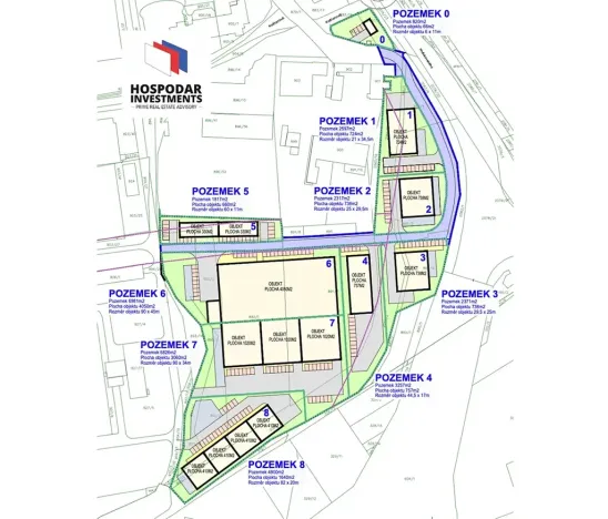 Prodej výrobních prostor, Brno, Hněvkovského, 5000 m2