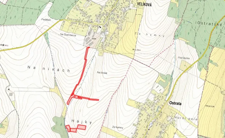 Prodej pole, Zlín, 10586 m2