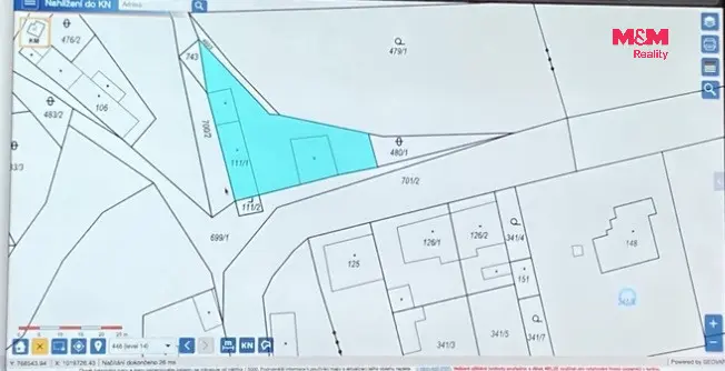 Prodej pozemku pro bydlení, Kutrovice, 726 m2