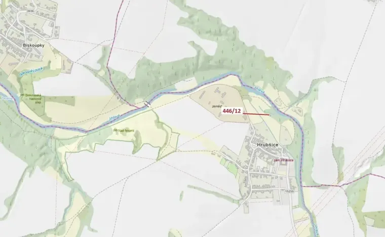 Dražba pozemku, Ivančice, 24 m2