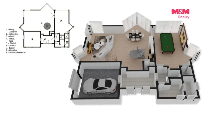 Prodej rodinného domu, Jirny - Nové Jirny, V Zahradách, 350 m2