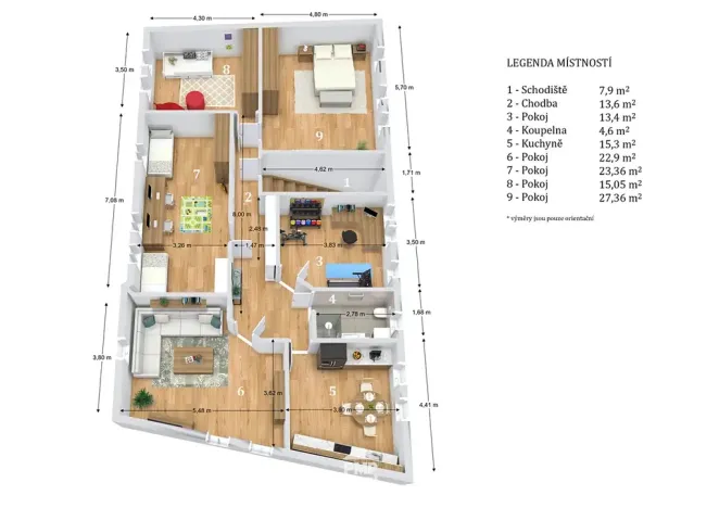 Prodej rodinného domu, Cetkovice, Velká Strana, 464 m2