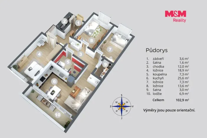 Prodej bytu 4+1, Most, Jiřího Wolkera, 96 m2