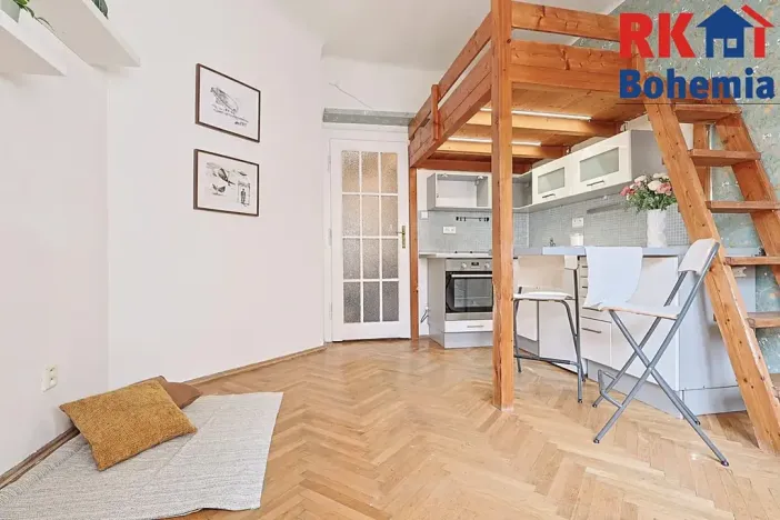 Prodej bytu 1+kk, Praha - Holešovice, U smaltovny, 22 m2