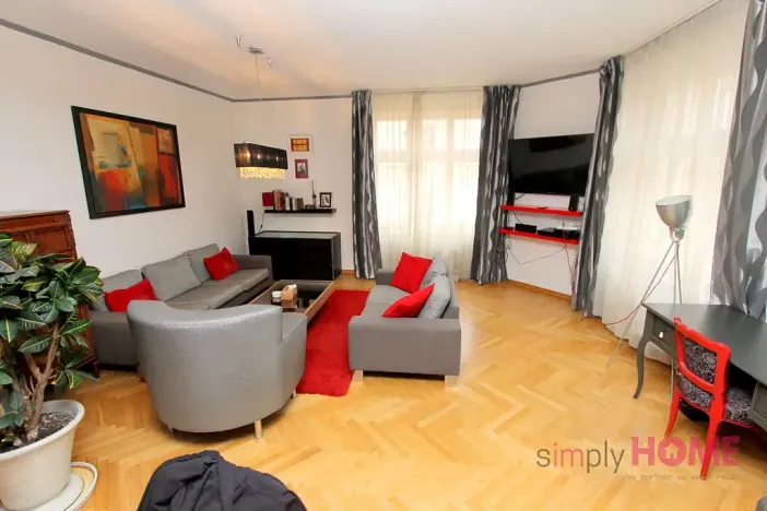 Pronájem bytu 2+kk, Praha - Vinohrady, Jana Masaryka, 78 m2