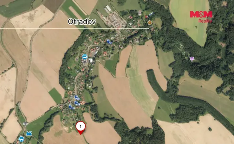 Prodej pozemku pro bydlení, Otradov, 3649 m2